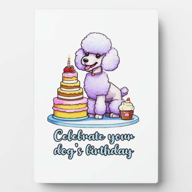 Feiern Sie Ihren Geburtstag Fotoplatte (Vorderseite)