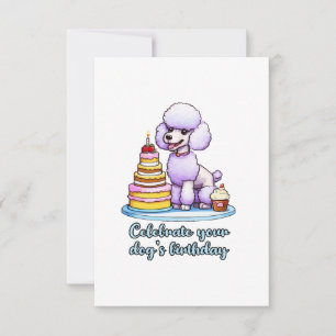 Feiern Sie Ihren Hund Geburtstag Dankeskarte