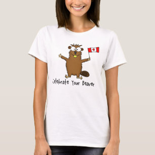 Feiern Sie Ihren T - Shirt der Beaver Ladys