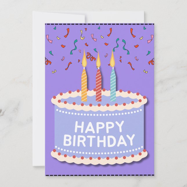 Feiern Sie Ihren Tag Ankündigung (Vorderseite)