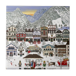 Feiern Sie Ihren Urlaub in Leavenworth Fliese