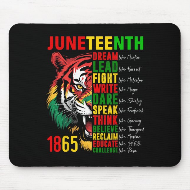 Feiern Sie Juneteenth-Shirts Männer Frauen Kinder  Mousepad (Vorne)