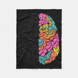 Feiern Sie Köpfe aller Art Neurodiversität Autismu Fleecedecke