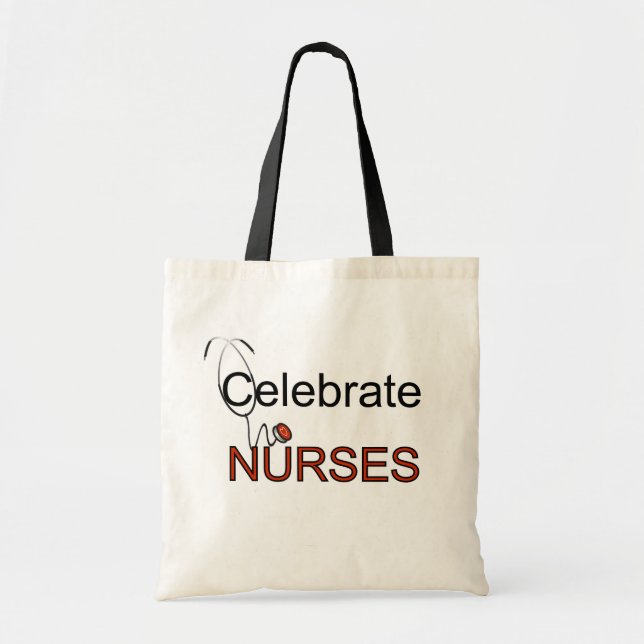 Feiern Sie Krankenschwester-T - Shirts und Tragetasche (Vorne)