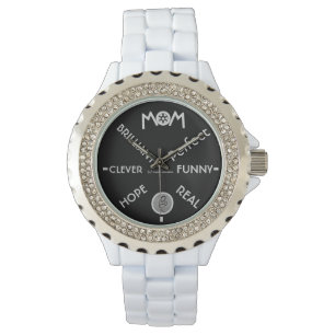 Feiern Sie Mama Armbanduhr