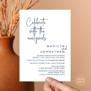 Feiern Sie mit den Neugeborenen, Hochzeit Einladung