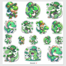 Feiern Sie mit Style-St. Patrick's Day Dinosaur