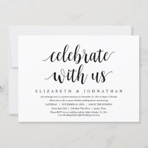 Feiern Sie mit uns, Hochzeits-Dinner für zwei Einladung