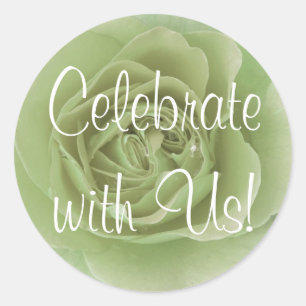 Feiern Sie mit unserem Aufkleber