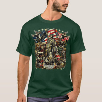 Feiern Sie mit unserer Foundation die amerikanisch T-Shirt