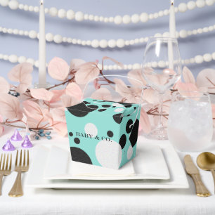 Feiern Sie Polka Dot Baby Bridal Sprinkle Party Geschenkschachtel