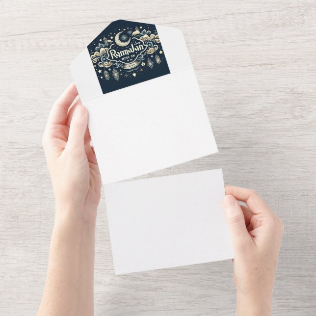 Feiern Sie Ramadan mit Ramadan ModeOn All In One Einladung (Abreißen)