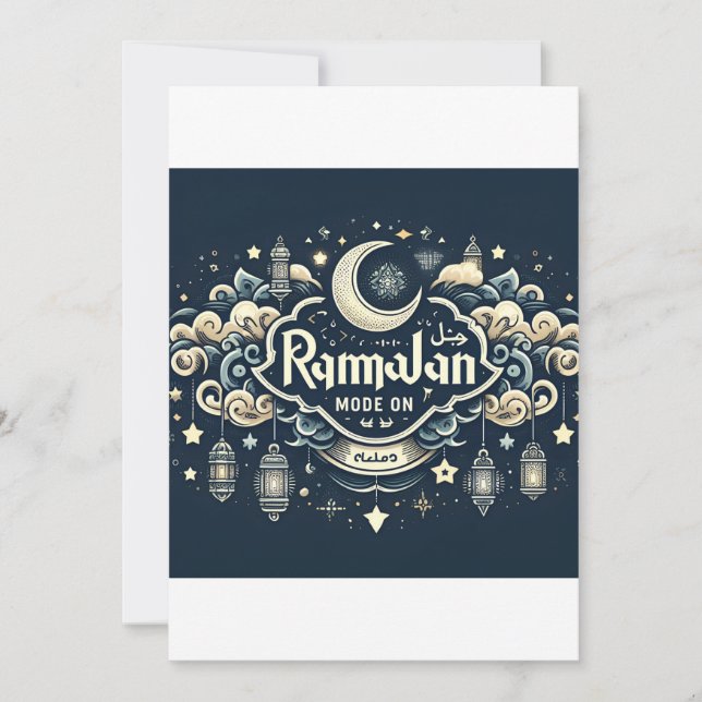 Feiern Sie Ramadan mit Ramadan ModeOn Ankündigung (Vorderseite)