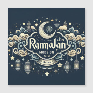 Feiern Sie Ramadan mit Ramadan ModeOn Magnetkarte