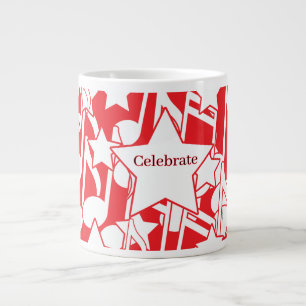 Feiern Sie Rote Dekoration Jumbo-Tasse