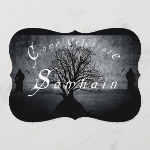 Feiern Sie Samhain Einladung