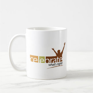 Feiern Sie, was rechte Tasse - Logo ist