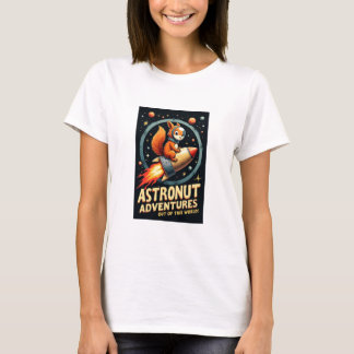 Feiern Sie Weltraum-Abenteuer Astronut T-Shirt