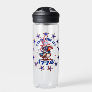 Feiern Sie wie 1776 American Eagle und 1776-Flagge Trinkflasche
