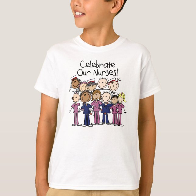 Feiern unsere Krankenschwestern T-Shirt (Vorderseite)