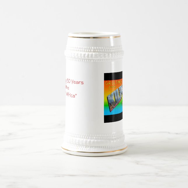 Feiern von 50 Jahren Bierglas (Mittel)