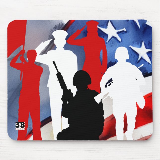 Feiern von Veteranen Mousepad (Vorne)