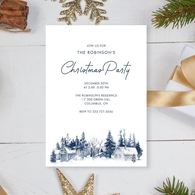 Feiern wir die Jahreszeit! Weihnachts-Party Einladung (Personalized Let's Celebrate the Season! Christmas Party  Invitation)