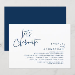 Feiern wir, Einladung zum Hochzeitstag-Party