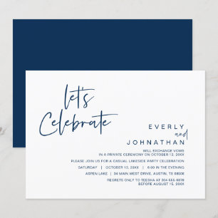 Feiern wir, Einladung zum Hochzeitstag-Party