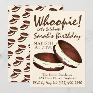 Feiern wir! Whoopie Pies Birthday Party Einladung
