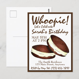 Feiern wir! Whoopie Pies Birthday Party Postkarte