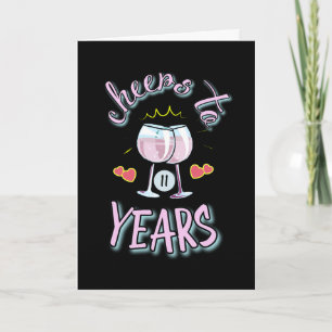 Feiern zum 11-jährigen Hochzeitstag Karte