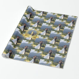 Feiern zum ersten Hochzeitstag anpassen Geschenkpapier