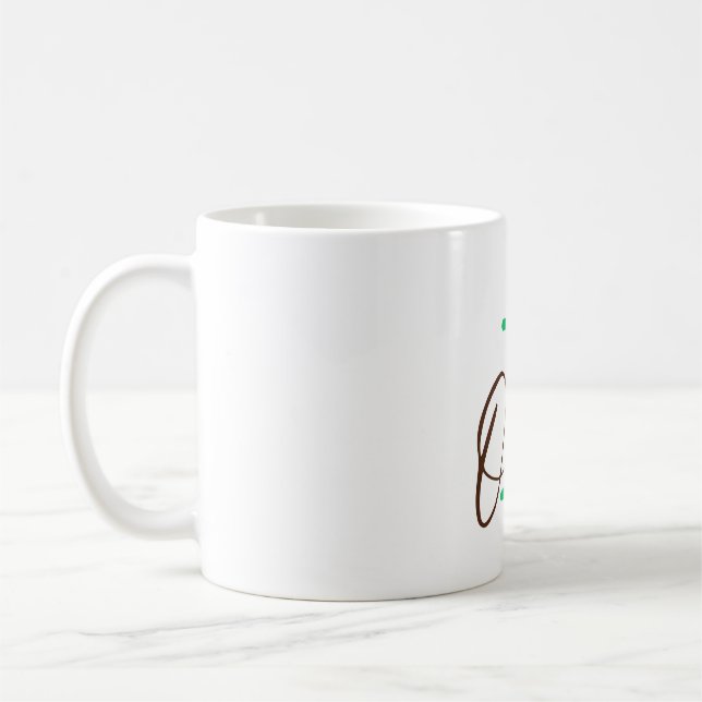 Feiern zum ersten Jahr Kaffeetasse (Links)