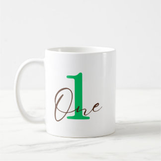 Feiern zum ersten Jahr Kaffeetasse