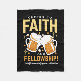 Feiern zum Glauben und zur Freundschaft - Oktoberf Fleecedecke