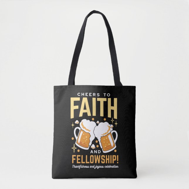 Feiern zum Glauben und zur Freundschaft - Oktoberf Tasche (Vorderseite)