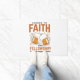 Feiern zum Glauben und zur Freundschaft - T-Shirt  Fußmatte