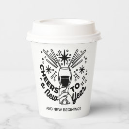 Feiern zum Neujahrsfest Pappbecher