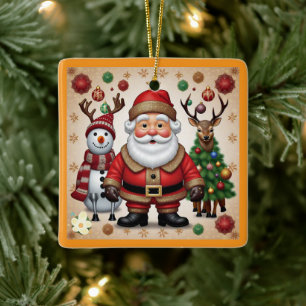 "Feiernder Cheer" Keramikornament