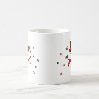 Feiernder Snowman Cheer Kaffeetasse