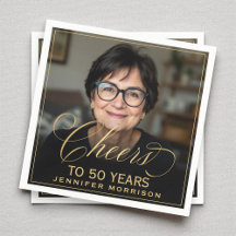 Feiert 50 Jahre Geburtstag Foto Gold Black