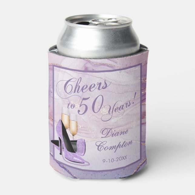 Feiert 50 Jahre Lavender Gold Dosenkühler (Kanne Vorderseite)