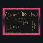 Feiert bis 16 Jahre Überraschung Geburtstag, tiefr Einladung<br><div class="desc">Mit zwei markanten Schriftart habe ich Grafiken für Ihre Ankündigung erstellt und sie mit einem Imitat-Metallic-Goldeffekt für ein festliches Ambiente verziert. Obwohl jedes Teil auf den Anzug Ihrer Bedürfnisse verschoben werden kann, lautet der Header "Cheers to 16 Years!" und "Überraschendes Party". ("Überraschung" kann entfernt werden, wenn Ihr Party nicht vorhanden...</div>