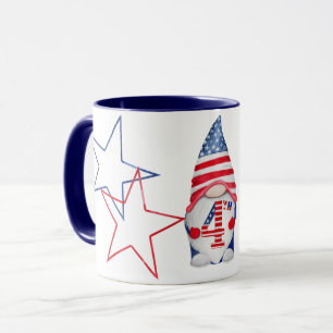 Feiertag 4. Juli Gnome Independence Day Geschenk Tasse