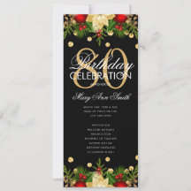 Feiertag 80. Geburtstag Party Programm Gold mit Me