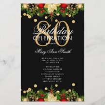 Feiertag 80. Geburtstag Party Programm Gold mit Me