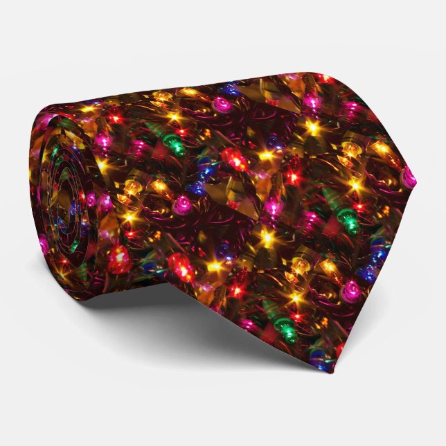 Feiertag beleuchtet Weihnachten Krawatte (Gerollt)
