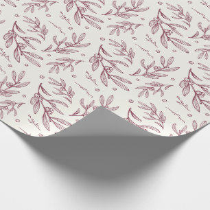 Feiertag des Beeren-Impressum-  der Pflaumen-  Geschenkpapier