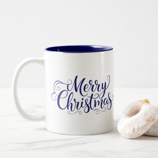 Feiertag Frohe Weihnachtskaffee Tasse (Mit Donut)
